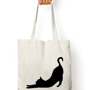 Stretchy Cat Tote Bag