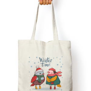 Winter Time Tote Bag