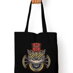 Punk Cat Tote Bag
