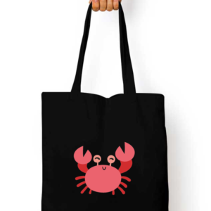 Happy Crab Tote Bag