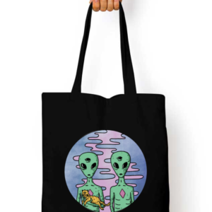 Psyched Aliens Tote Bag